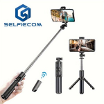 Telefonihoidja Pikendatav Telefon Selfie K&auml;situli, Nutitelefoni Statiiv Juhtmeta Puldi ja 360&deg; P&ouml;&ouml;ramisega.