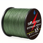 500m &Uuml;li Vastupidav Kalap&uuml;&uuml;gijoon, 8-S&auml;si Multifilament PE Vastupidava Punutud Joon , X8-500M-0,12mm-12LB