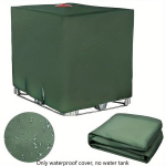 1tk IBC paagi kate presendiks 1000L veepaagile veekindel UV-kindel kaitsekate., Roheline