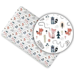 Ankras kummiga voodilina 120x60 rebane tee