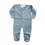 Puuvillane kombinesoon Arazy4, sinine, triibuline, 80 cm