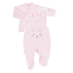 2-osaline komplekt beebidele, roosa