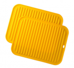 K&ouml;&ouml;git&ouml;&ouml;riistad, suured silikoonist naelad, mitmeotstarbelised kuumapadjamatid, kollane, n&otilde;udepesumasinas pestav,