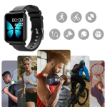 Nutikell Nutikell,nuti k&auml;ev&otilde;ru pulsi k&auml;ev&otilde;ru verer&otilde;hu hapnikutreeningu sammum&otilde;&otilde;tja bluetooth nutikell r16,must