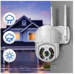 &Otilde;nnelikud inimesed IP WIFI p&ouml;&ouml;rlev mikrofoniga valvekaamera