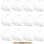 Akr&uuml;&uuml;lplaadid pulmalaudade kaunistamiseks 25tk + kuldne marker