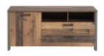 TV-alus Clif-I, tumehall/vintage tamm