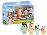 Komplektis 4 Bluey, Bingo ja Friends figuuri