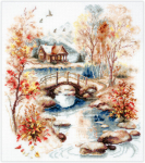 Tikkimiskomplekt Magic Needle "Autumn Watercolor" 250-068
