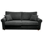 Diivanvoodi Greta, 3-kohaline, jalad - p&ouml;&ouml;k, Diivanvoodi Greta, 3-kohaline, must Inari 100, jalad - p&ouml;&ouml;k