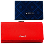 Naissoost rahakott, punane, kunstnahk