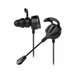 Juhtmega k&otilde;rvasisesed m&auml;nguri k&otilde;rvaklapid White Shark GE-537 Blackbird black