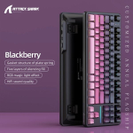 X87 Attack Shark Wireless Game klaviatuur RGB ja kuuma asendusega - BlackBerry, maasikas&uuml;liti