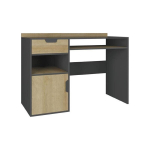 Kirjutuslaud Nano NA9, hall/pruun