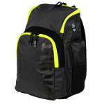 Seljakott Arena Spiky III Backpack 35 Dark Smoke Neon Yellow