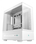 PC korpus - DEEPCOOL - R-CH690-WHNNA0D-G-1 - Digitaalne ekraan - Mini torn - Mini-ITX/Micro-ATX/ATX & Micro-ATX formaat - Valge