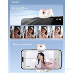 Telefonihoidja Hohem Isseady V2S 3 -telje mobiilse kinnituse hoidja, k&auml;sitsi stabilisaator nutitelefon gimbal iPhone jaoks Xiaomi samsung video otseallikaks