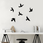 Opviq seinakaunistus Flying Birds, 6 tk.