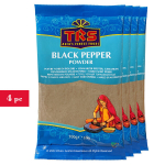 Must pipar jahvatatud, Black Pepper Powder, TRS, 4x100g