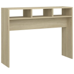 vidaXL konsoollaud, Sonoma tamm 105 x 30 x 80 cm, puitlaastplaat
