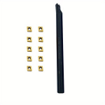 1tk SCLCR06+10tk+10TKCCMT2 CCMT060204 Tera/Raam 95 Kraadi Roostevaba Teras Siseava P&ouml;&ouml;rdtera l&otilde;ikeriist terahoidik jaoks teraset&ouml;&ouml;d., S12M-SCLCR06 1vnt+
