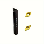 Terasest t&ouml;&ouml;riista hoidik, roostevaba, CNC-treipingile., SDJCR1212H11+2 PCS DCMT11T304