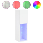LED-tuledega telerikapp，TV Kapp，telerialus, valge, 30,5 x 30 x 102 cm CFE163856