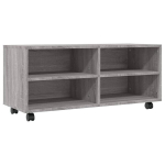 ratastega telerikapp，TV Kapp，telerialus, hall Sonoma tamm, 90x35x35 cm, tehispuit CFE694106
