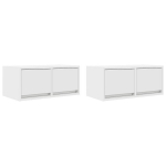 seina telerikapp，TV Kapp，telerialus, valge, 60x31x25,5 cm, tehispuit CFE367630