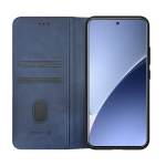 Evelatus telefoni raamat&uuml;mbris Xiaomi 15 Pro Tumesinine