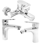 Vannituba vannituba valamu bassein bidee Granitan Cobi kroomitud