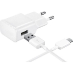 USB-C kaabel + Valge laadija [&Uuml;hildub Xiaomi REDMI NOTE 8 PRO - REDMI NOTE 7 PRO] - [Phonillico&reg;]