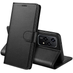 Honor 200 Lite 5G - Musta Portfellikate Klappmagnetsalong Kaardipesad Phonillico&reg;