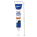 Plaadivahe T&auml;iteaine, Kiire Kuivamine, Veekindel, Basseinidele ja Vannitubadele Sobiv., 20ml*4+grandiklis