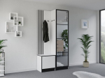Esiku komplekt Eden plus 11, valge/must