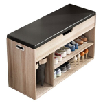 Puidust kingakapp istmega 2 riiulit vintage toa jaoks