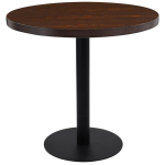 vidaXL bistroolaud, tumepruun, 80 cm, MDF