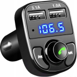 Bluetooth FM MP3 SD saatja 2x USB laadija