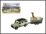 Maastur Land Rover kaelkirjak haagisega