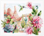 Tikkimiskomplekt Magic Needle "Wild West Flowers" 550-758