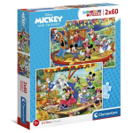 Pusle Disney Mickey ja S&otilde;brad, 2 x 60 tk