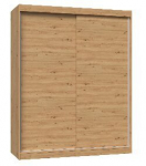 L&uuml;kandustega kapp Iga 160 cm, tamm Artisan v&auml;rvi