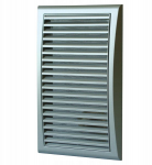 Ventilatsiooniv&otilde;re, ristk&uuml;likukujuline, h&otilde;bedane