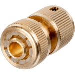 Kiir&uuml;hendus Stop-funktsiooniga aiavoolikute jaoks, 1/2"-12,5 mm, messing