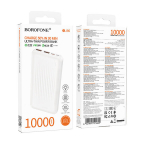 Akupank Borofone Power Bank 10000mAh BJ80 Clever &ndash; 2&times;USB + Type-C