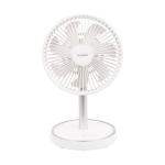 Eurom Vento Cordless Telescopic juhtmevaba teleskoopventilaator ruumide jahutamiseks 10W aku p&ouml;&ouml;rlemine 4 kiirust kaasaskantav valge