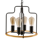 Candellux rippvalgusti Datus, must