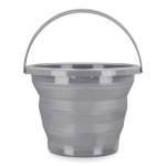 Kokkupandav &auml;mber Navaris, 10 l, termoplastne kumm, hall, 45985.3.22