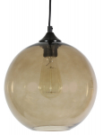 Candellux rippvalgusti Edison 31-28259-Z, pruun/must