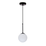Candellux rippvalgusti Pompei 31-09586, must/valge